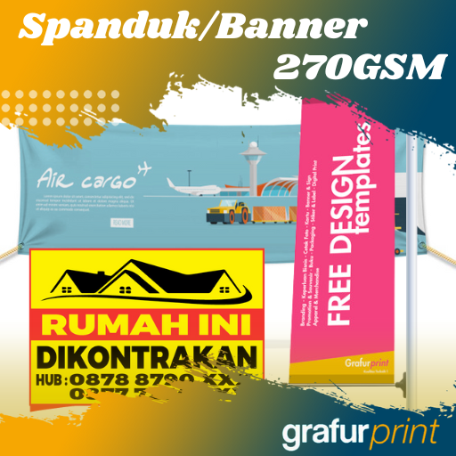 Spanduk / Banner Flexi China 270 GSM 